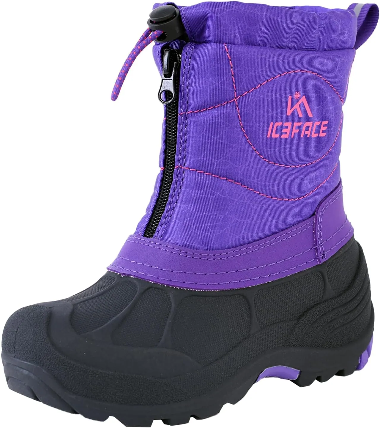Snow Boots for Kids Waterproof Durable and Slip Resistant Winter Snow Boots for Boys and Girls with Insulated Fleece Lining, Perfect for Snowy Adventures. Ideal Snow Boots toddler to Keep Feet Warm and Dry