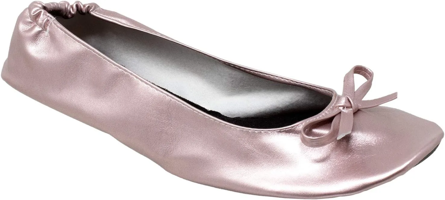 SOBEYO Foldable Ballet Flats Women's Travel Portable Comfortable Shoes