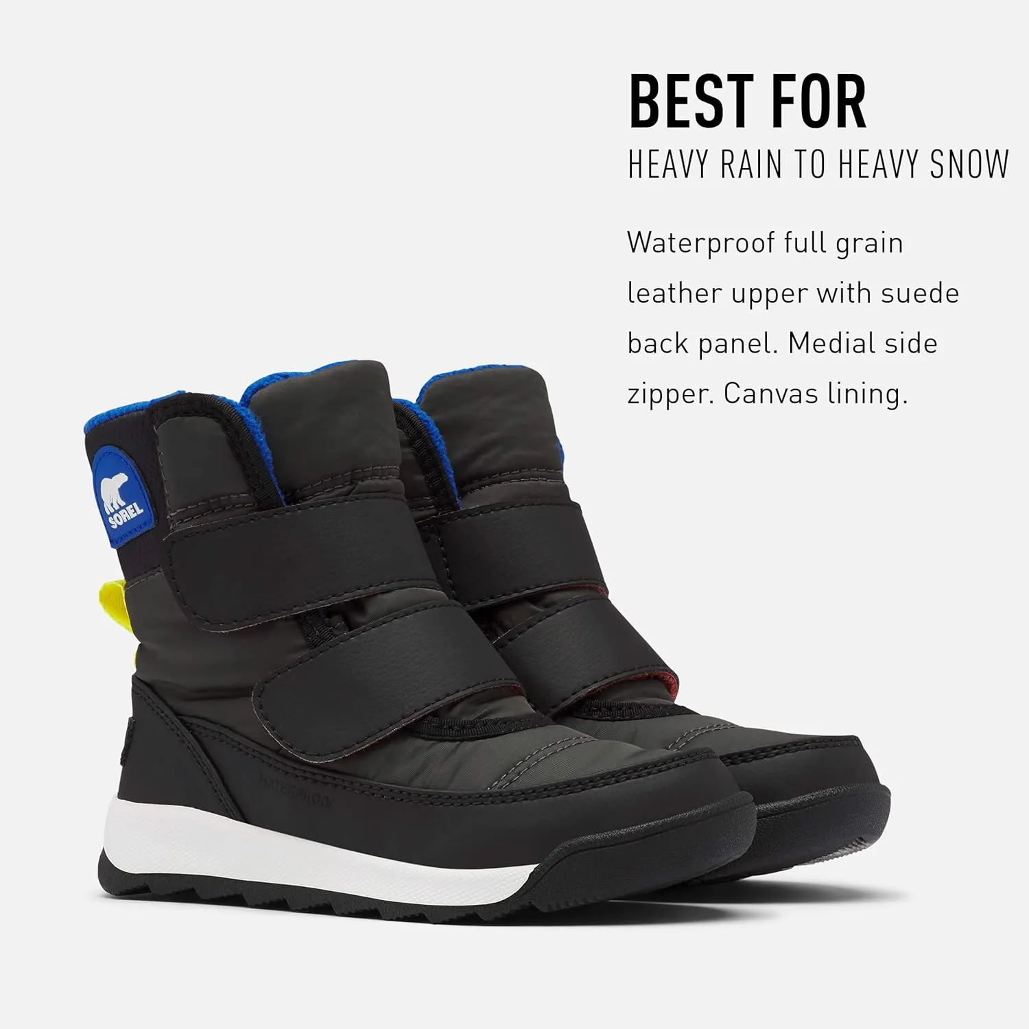 Sorel Unisex-Child Whitney II Strap Waterproof Snow Boot