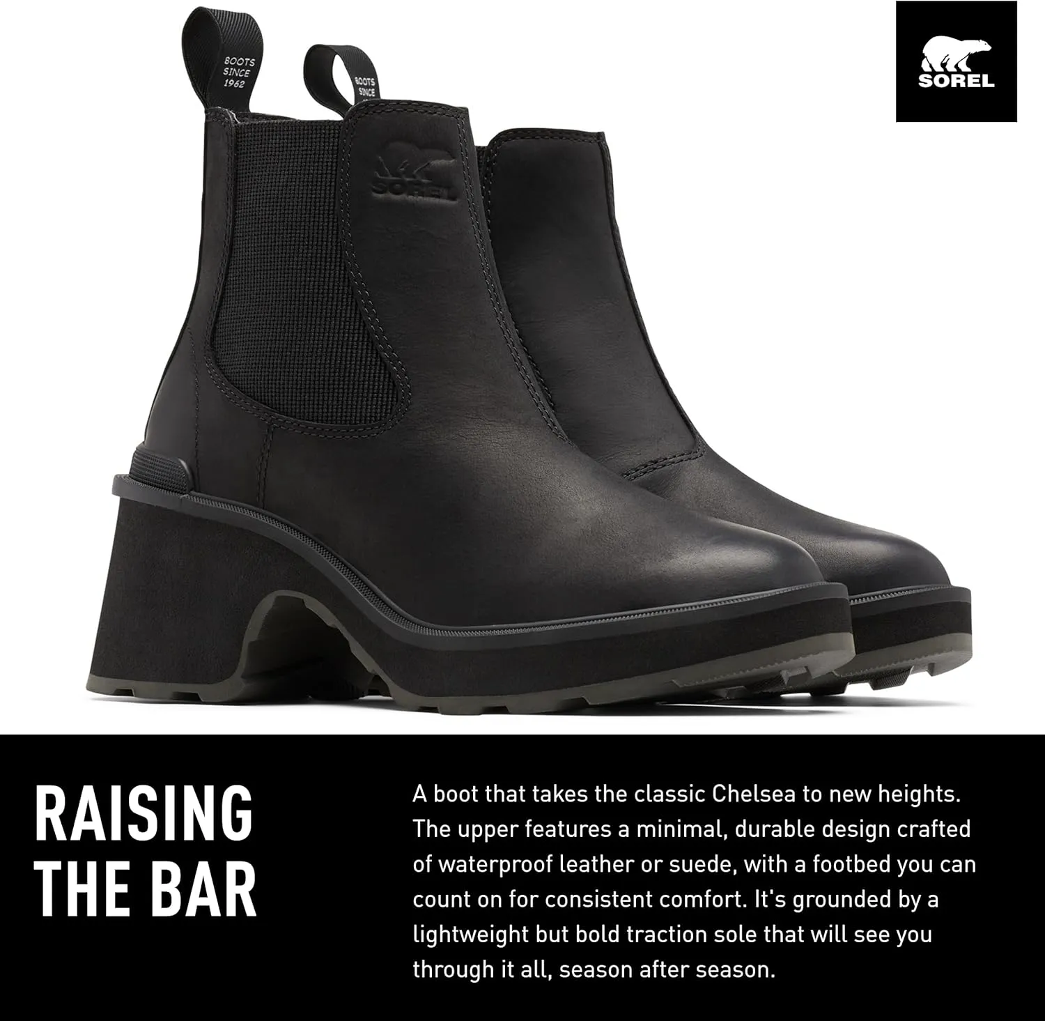 Sorel Women's Hi-Line Heel Chelsea Boots