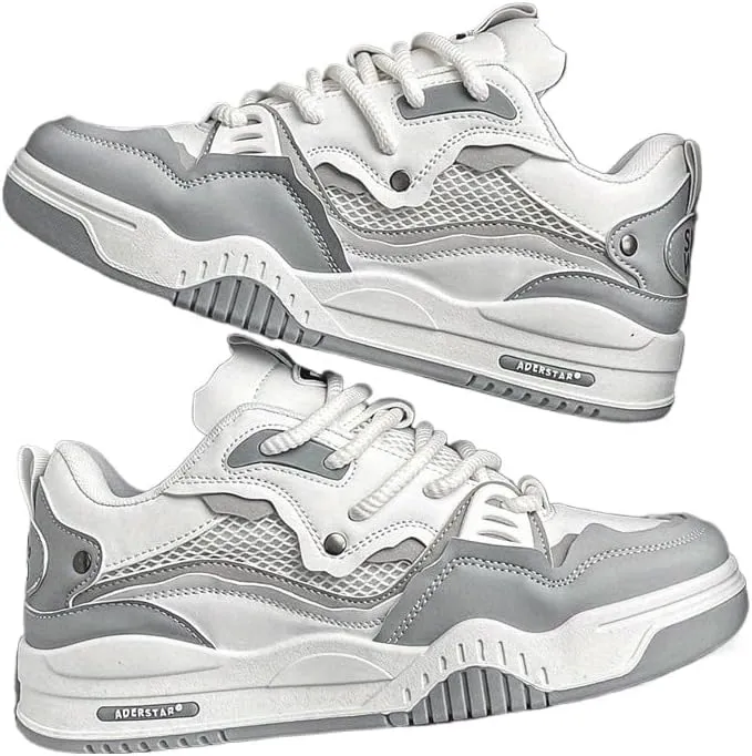 Stylish Men's Sneakers with Durable Rope Laces -Outdoor Walking and Training