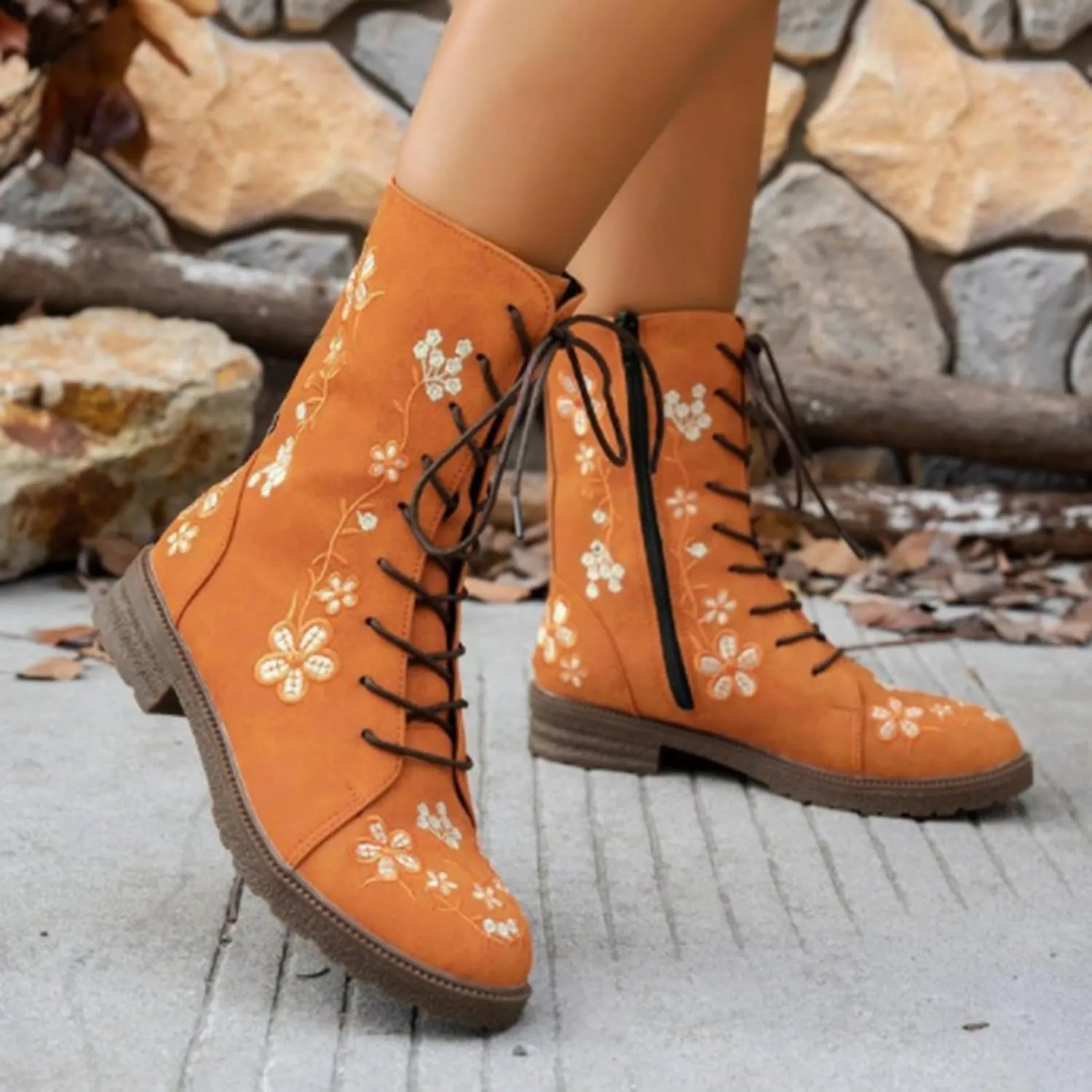 Suede over The Knee Boots for Women Wide Calf Boots Both Fashionable And Warm Womens Boots Mid Calf High Heel
