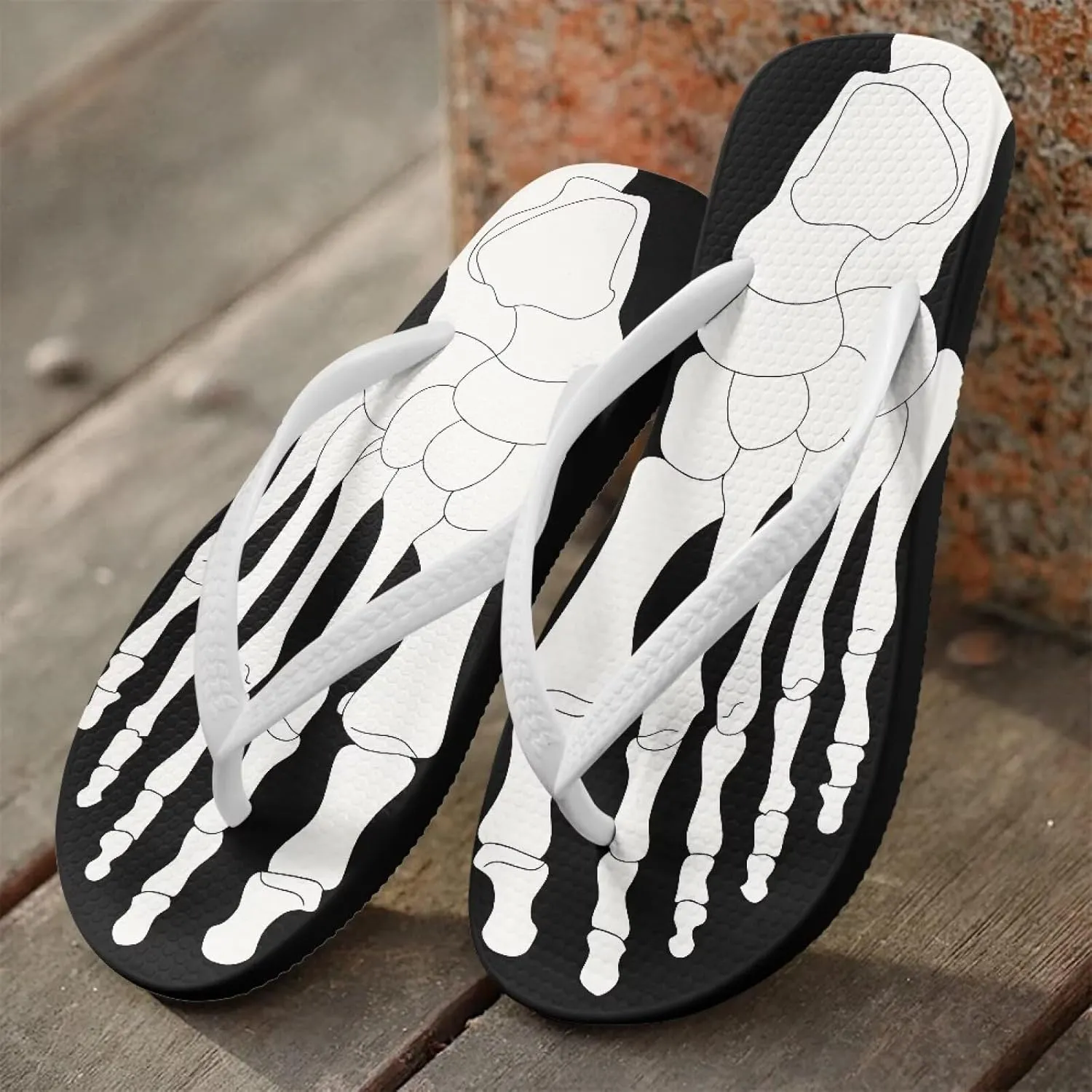 Summer Flip Flops Women Breathable Cool Sandals Lightweight Soft Flop House Fitness Leisure Yoga Shoes Soft Cushioning Soles No Foot Rubbing White Size 5-9