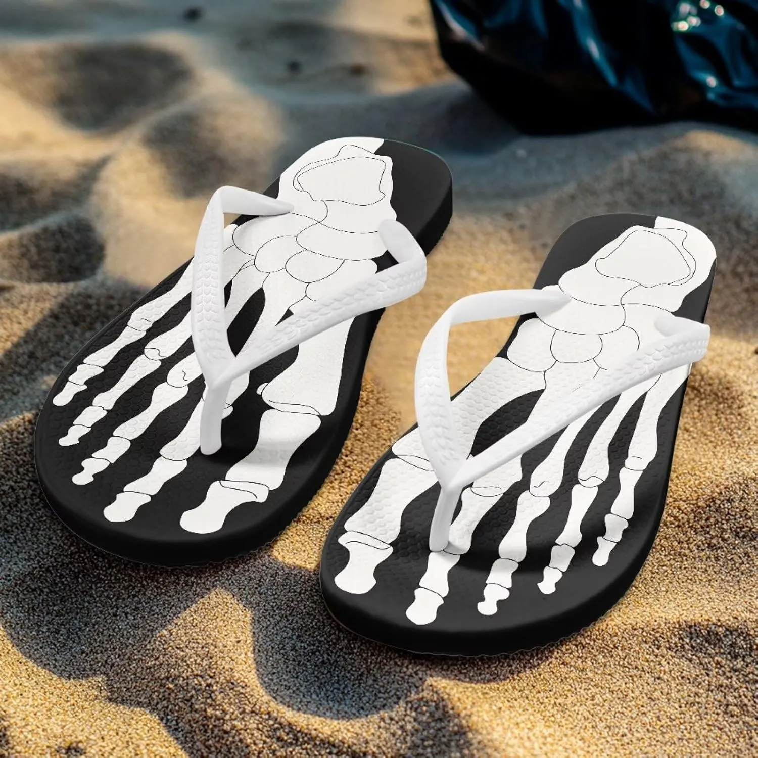 Summer Flip Flops Women Breathable Cool Sandals Lightweight Soft Flop House Fitness Leisure Yoga Shoes Soft Cushioning Soles No Foot Rubbing White Size 5-9