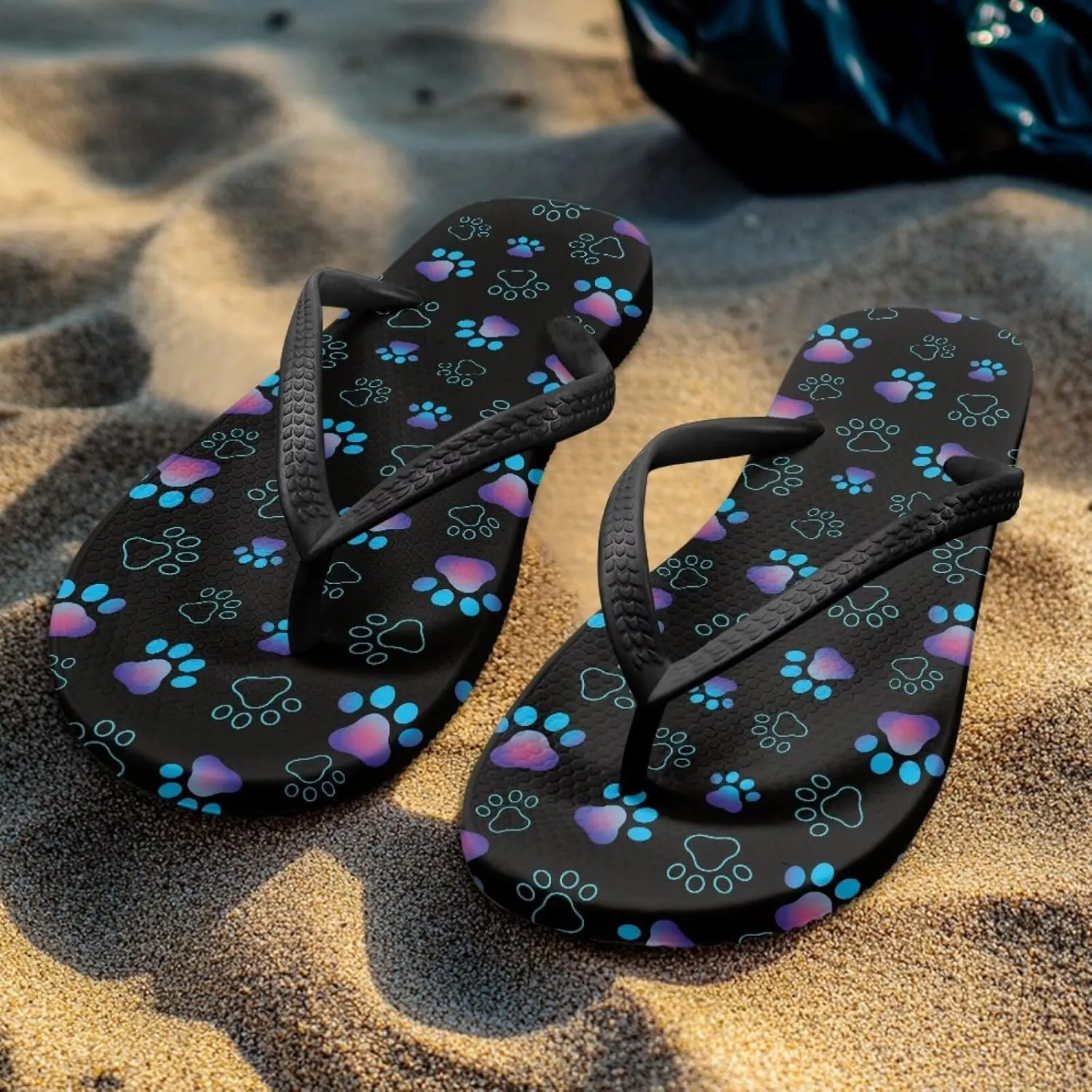 Summer Slides for Women Non Slip EVA Sole Pool Sandals with Shock Resistant Quick-Dry Beach Flip Flops