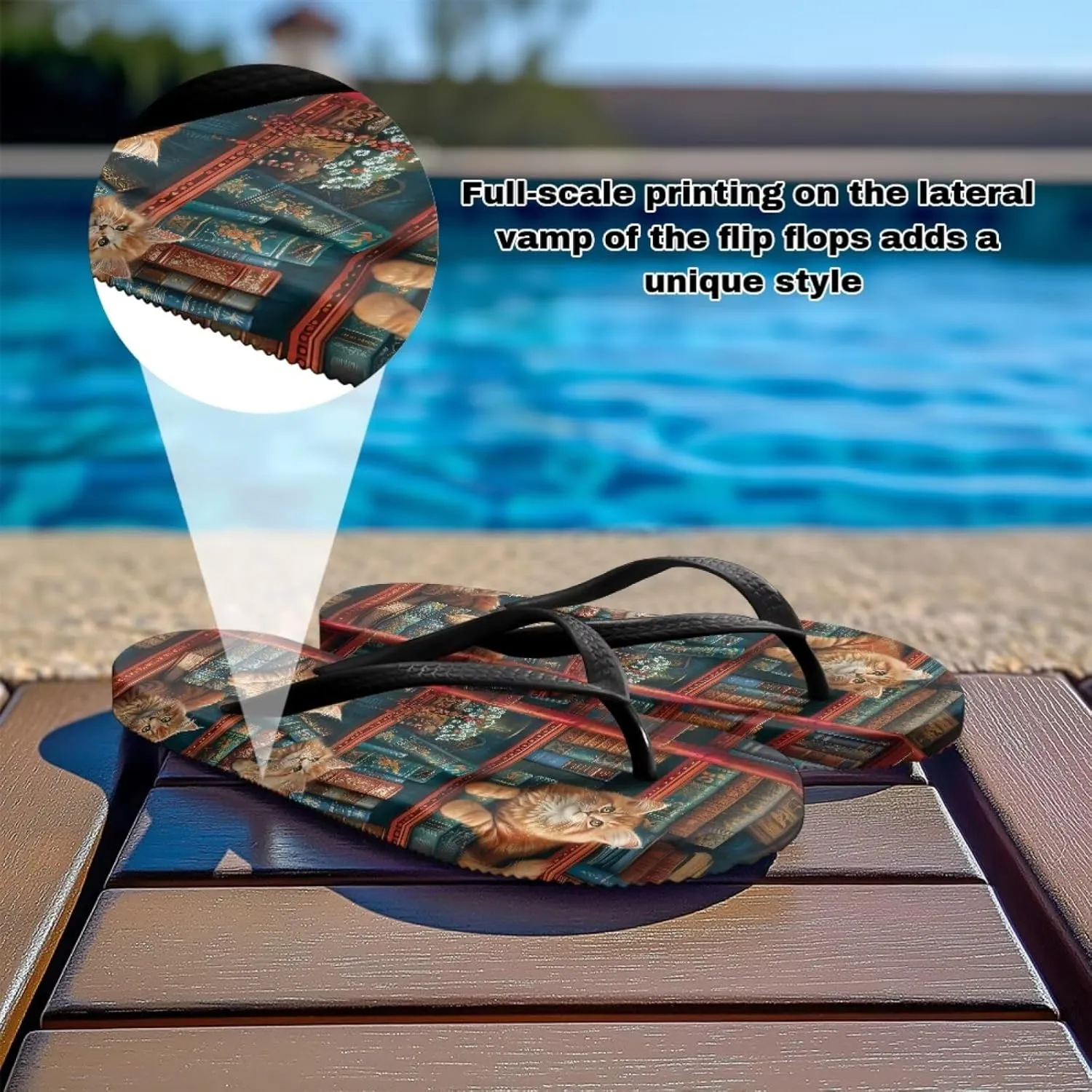 Summer Slides for Women Non Slip EVA Sole Pool Sandals