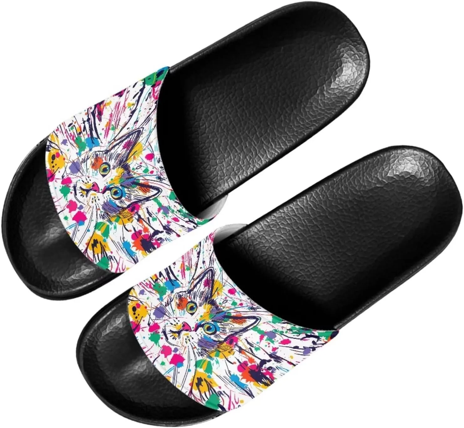 Summer Women Slipper Indoor Outdoor Casual Slippers Non-slip Shower Single Band Open Toe Slide Sandals