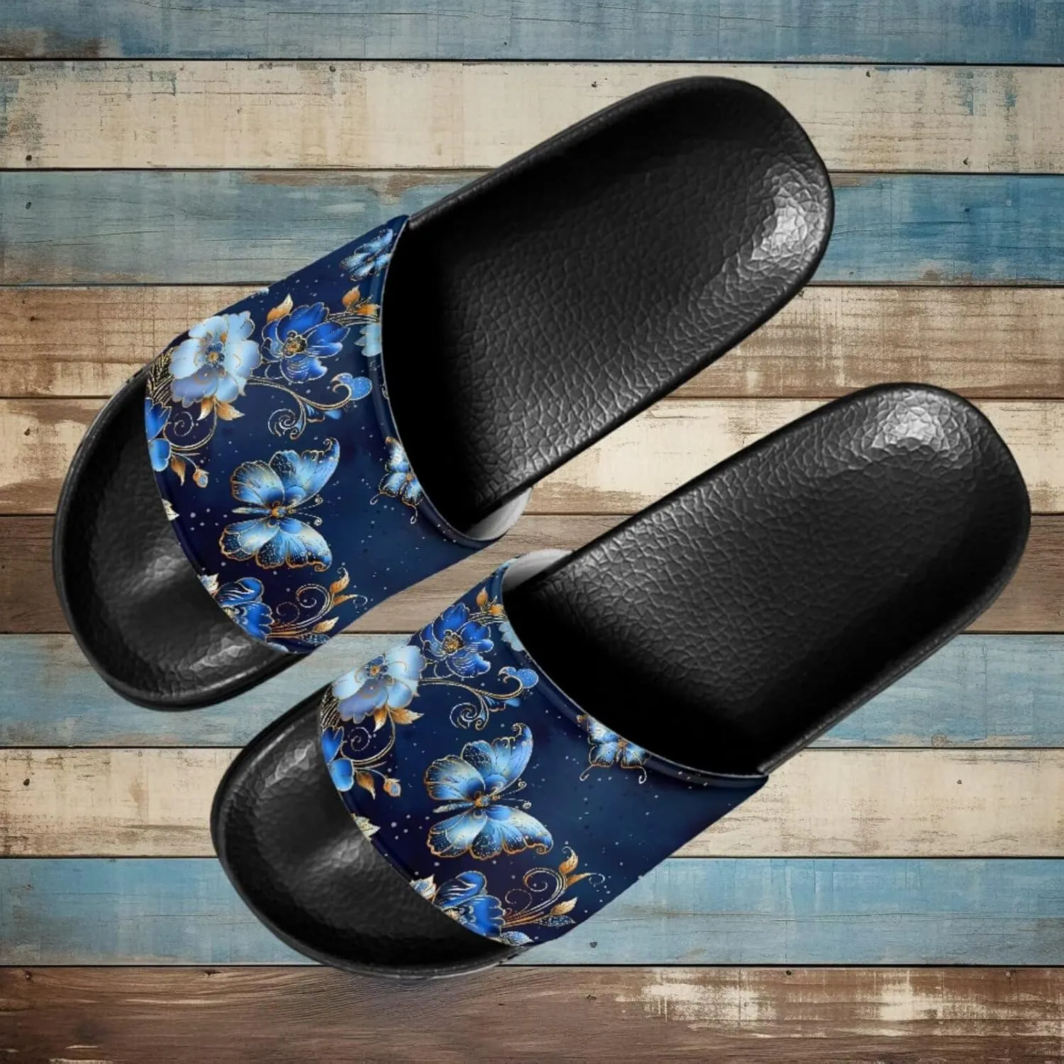 Summer Women Slipper Indoor Outdoor Casual Slippers Non-slip Shower Single Band Open Toe Slide Sandals