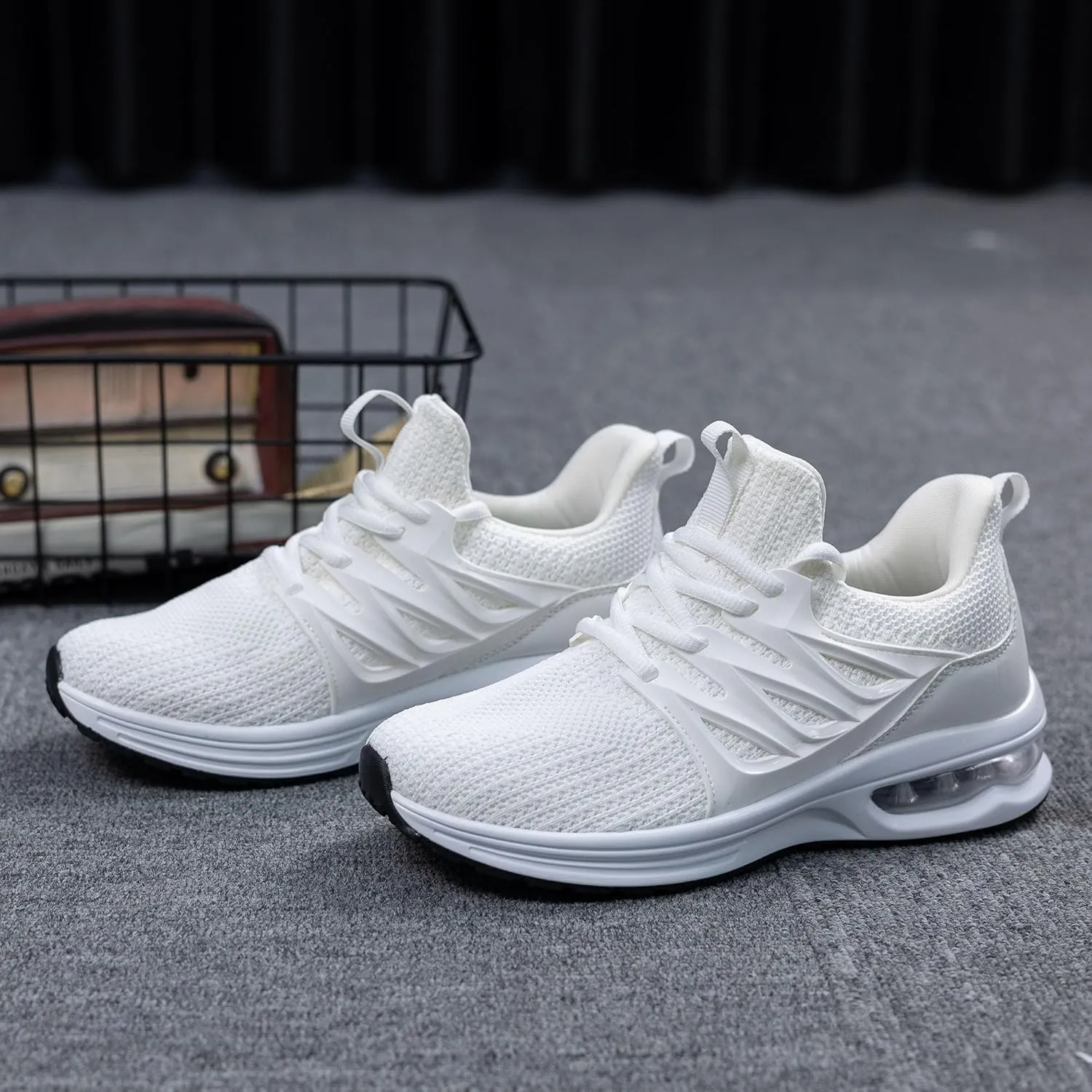 SURRAY Womens Tennis Shoes Slip on Walking Running Sneakers Comfortable Lightweight Gym Sports Workout Footwear US 5.5-11
