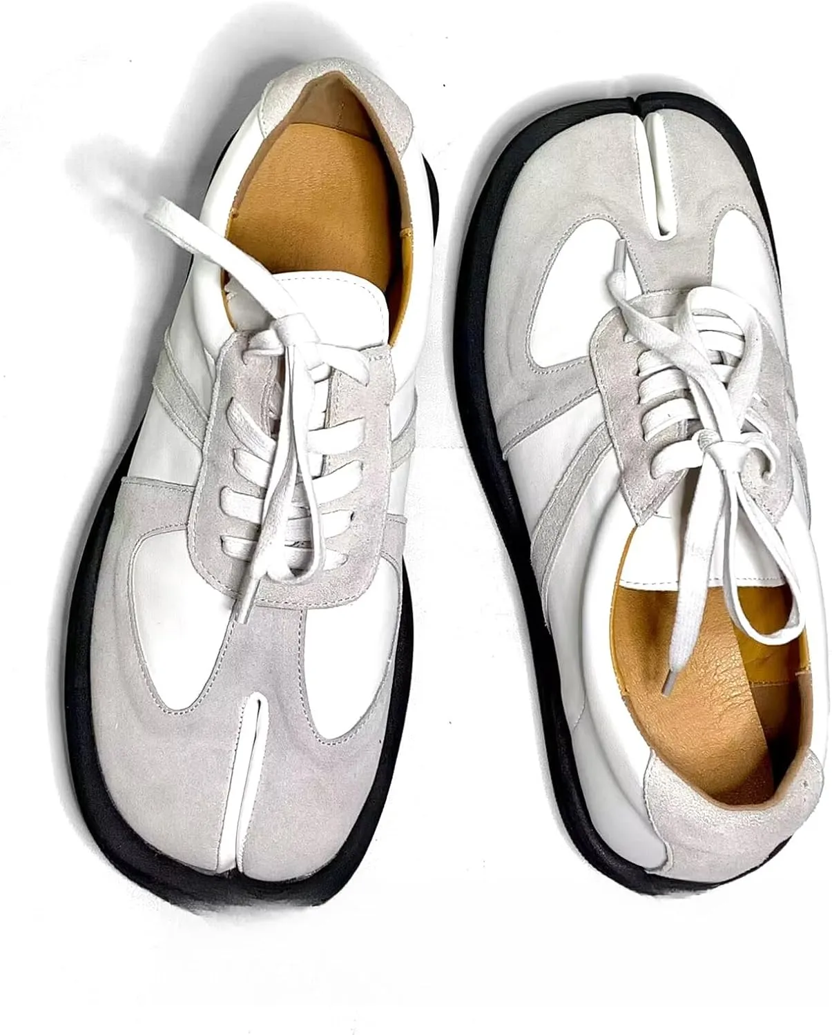 Tabi Shoes Split Toe Retro Shoes for Women Girls Summer Chunky Platform Casual Non Slip Lightweight Round Toe Wide Width Sneakers Cute Y2K Kawaii Footwear Spring Fall Outdoors Trainers