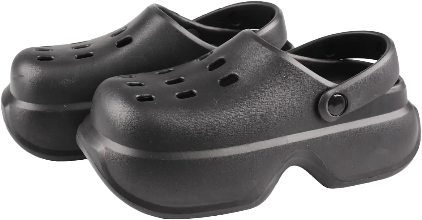 TMA EYES Thick Bottom Women Breathable Garden Comfortable Slip On Beach Sandals Lightweight Slippers Water Shoes