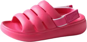 TMA EYES Women's Solid Colo Slip on Sandals Fashion Comfort Adjustable Flat Slippers
