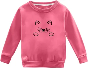 Toddler Baby Christmas Clothes Girl Boy Sweatshirt Long Sleeve Sweaters Crewneck Pullover Tops Kids Fall Winter Outfit
