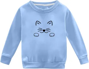 Toddler Baby Christmas Clothes Girl Boy Sweatshirt Long Sleeve Sweaters Crewneck Pullover Tops Kids Fall Winter Outfit
