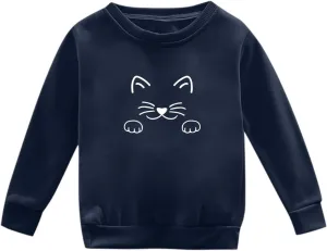 Toddler Baby Christmas Clothes Girl Boy Sweatshirt Long Sleeve Sweaters Crewneck Pullover Tops Kids Fall Winter Outfit