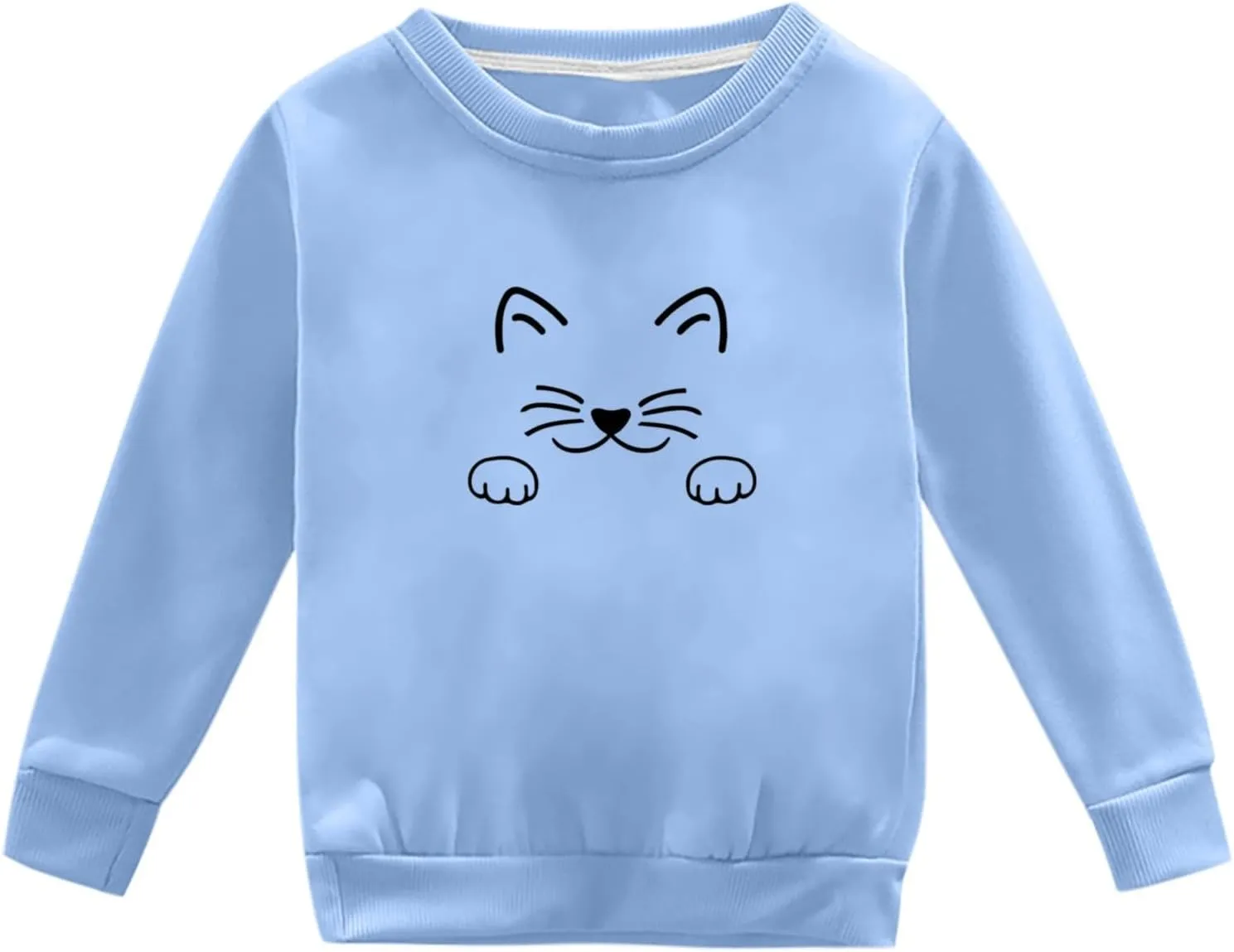 Toddler Baby Christmas Clothes Girl Boy Sweatshirt Long Sleeve Sweaters Crewneck Pullover Tops Kids Fall Winter Outfit
