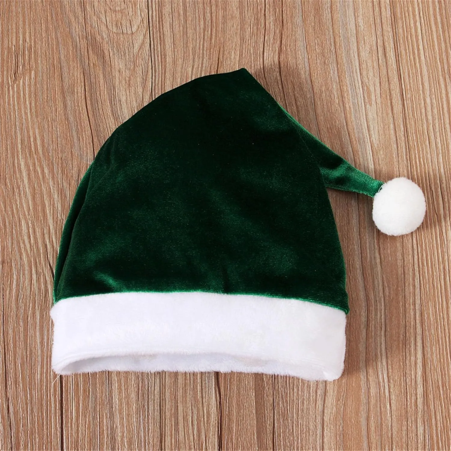 Toddler Baby Girls Velvet Christmas Dress Long Sleeve Santa Dresses Princess Birthday Party Dress Hat
