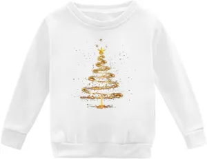 Toddler Boys Girls Christmas Sweatshirt Long Sleeve Sweaters Xmas Tree Crewneck Pullover Tops Baby Fall Winter Clothes