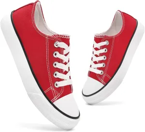 Toddler Canvas Sneakers, Non-Slip & Durable Sports Shoes for Boys & Girls, Cushioned, Breathable Kids Sneakers