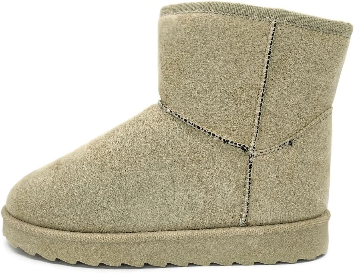 TruFox Womens Winter Boots Classic Faux Fur Lined Slip On Ankle Boots