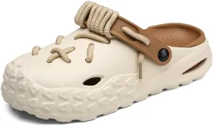 Unisex-Adult Bayaband Clogs, Lime Khaki/Navy