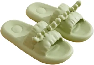 Unisex Adult Cute Cloud Slides for Women Men Pillow Slippers Non-Slip Bathroom Shower Sandals Soft Thick Sole Indoor and Outdoor Slides