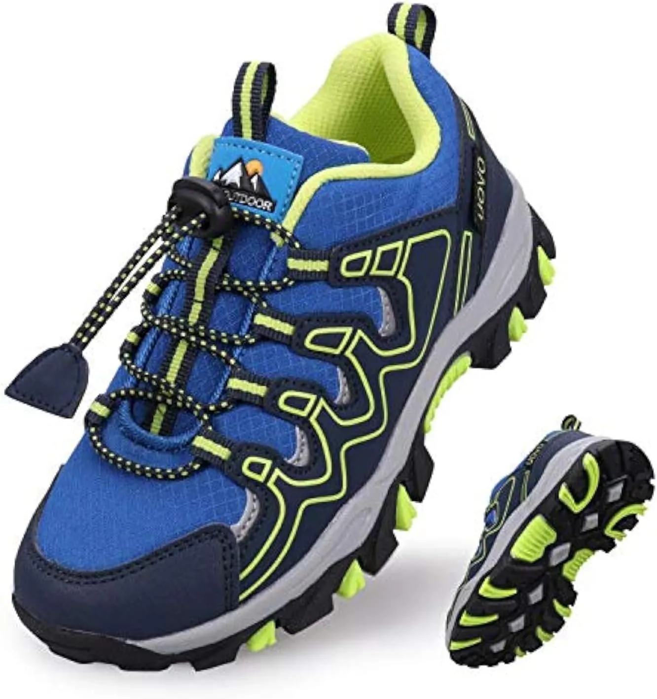 UOVO Boys Shoes Boys Tennis Running Sneakers Waterproof Hiking Shoes Kids Outdoor Fashion Sneakers Slip Resistant (Big/Little Boys)