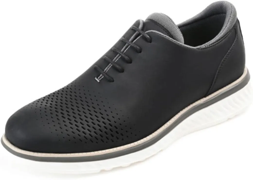 Vance Co. Men's Demar Tru Comfort Foam Lace-up Casual Dress Shoe - Black, Size: 9.5