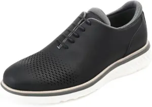Vance Co. Men's Demar Tru Comfort Foam Lace-up Casual Dress Shoe - Black, Size: 9.5