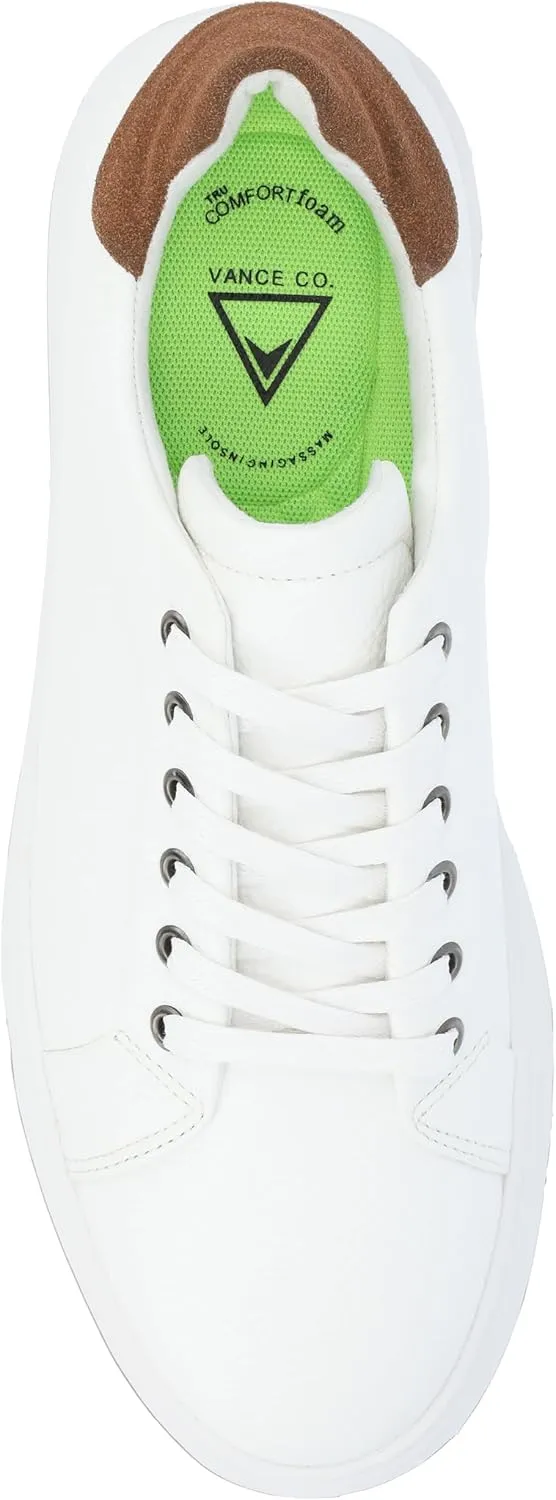 Vance Co. Men's Robby-wht-110 Sneaker