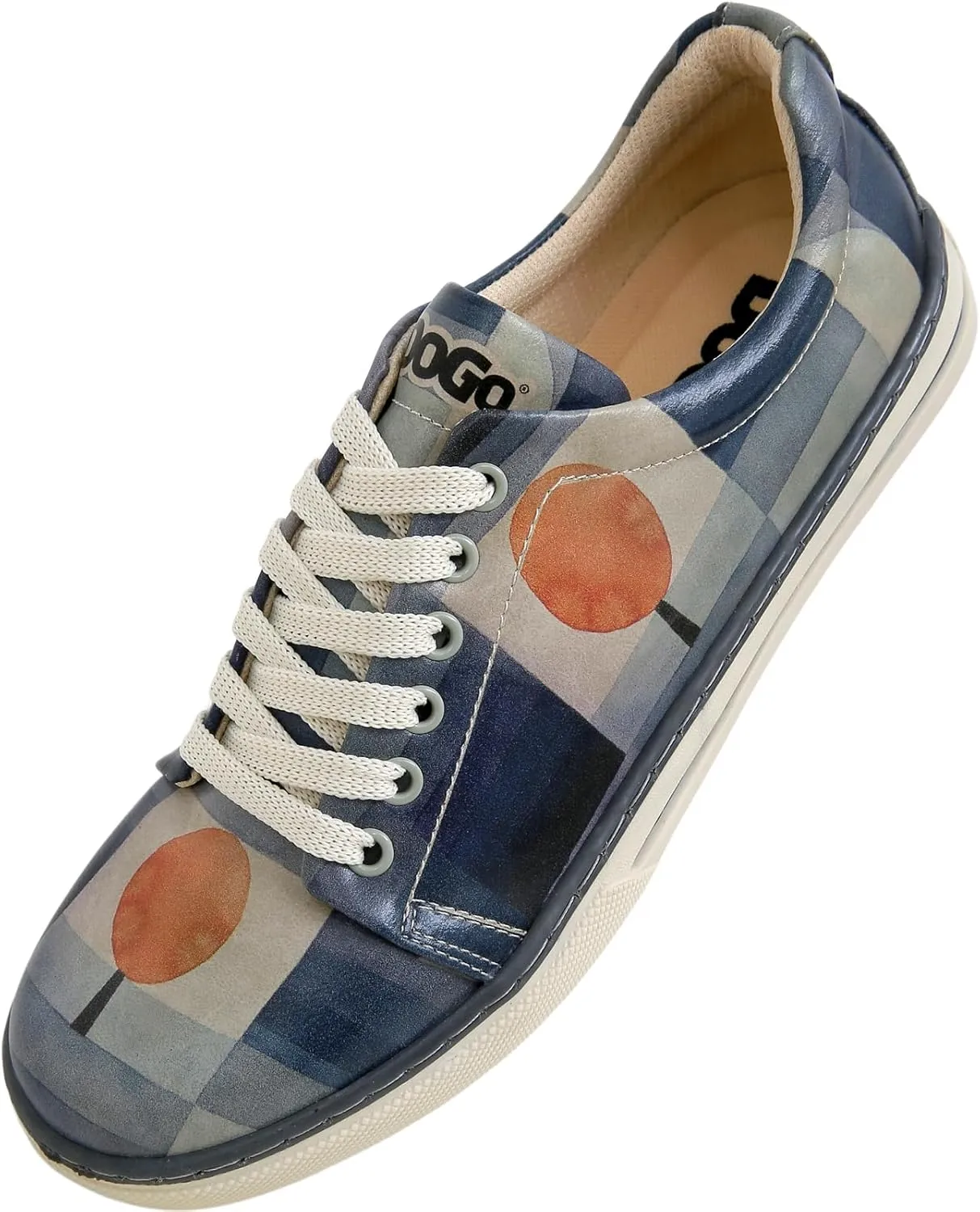 Vegan Leather Sneakers for Women - Handmade and Unique Design Fashion Sneakers for Women