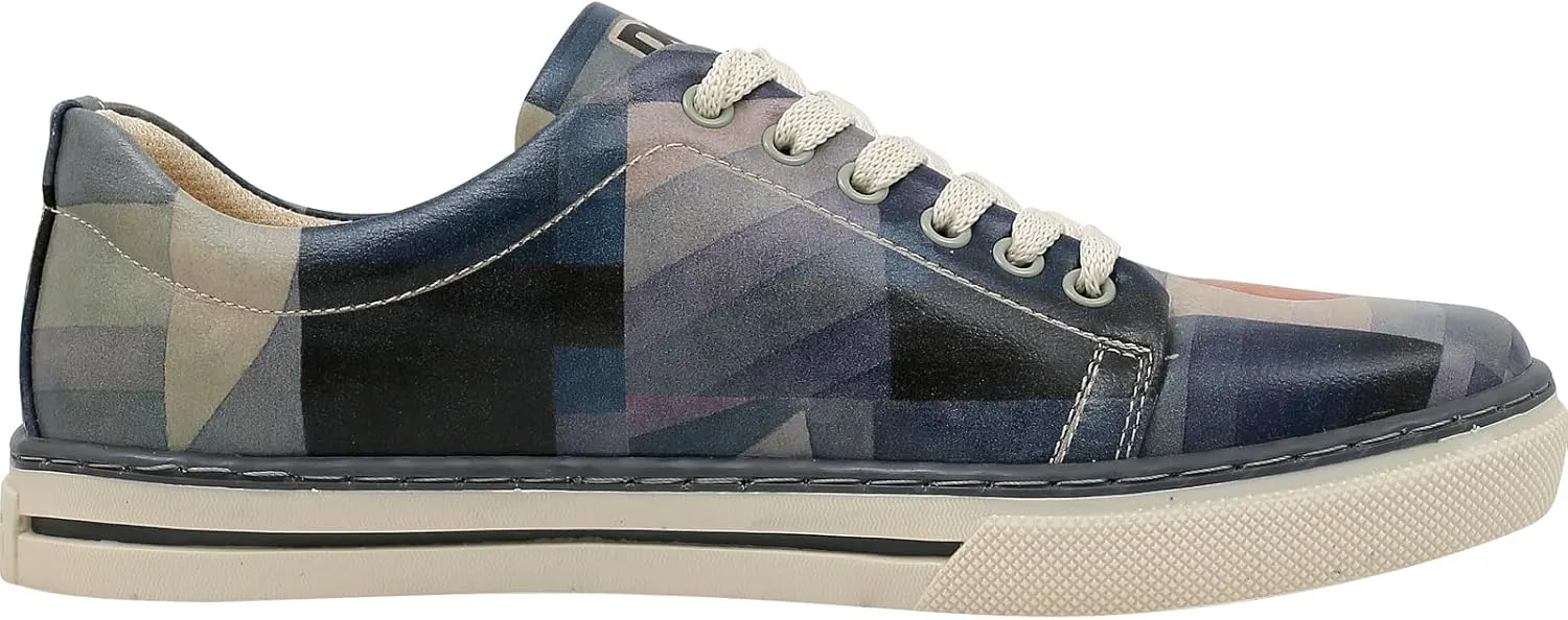 Vegan Leather Sneakers for Women - Handmade and Unique Design Fashion Sneakers for Women
