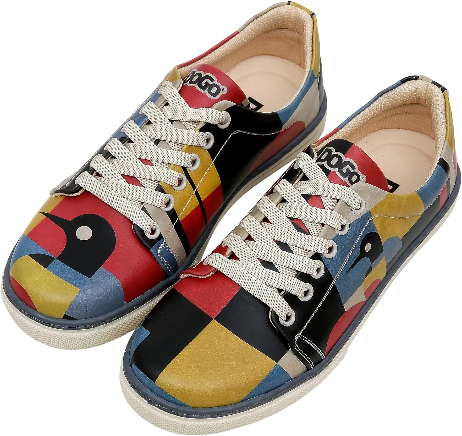 Vegan Leather Sneakers for Women - Handmade and Unique Design Fashion Sneakers for Women