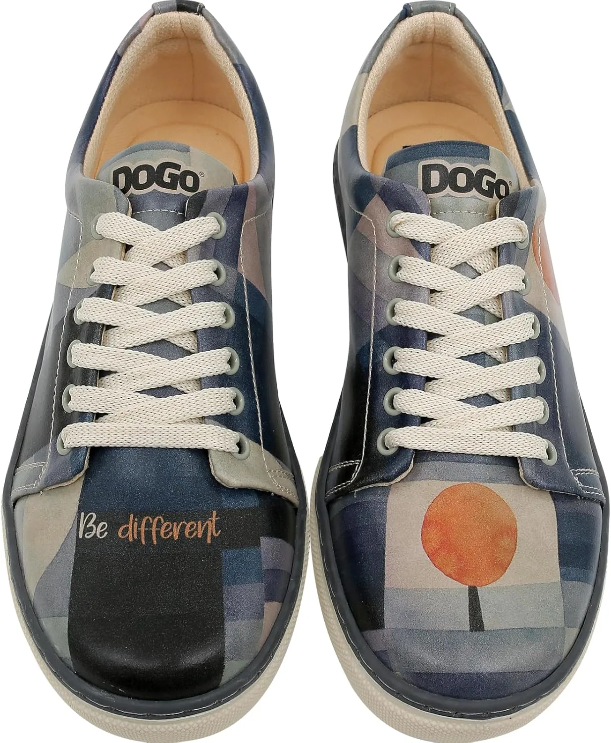 Vegan Leather Sneakers for Women - Handmade and Unique Design Fashion Sneakers for Women