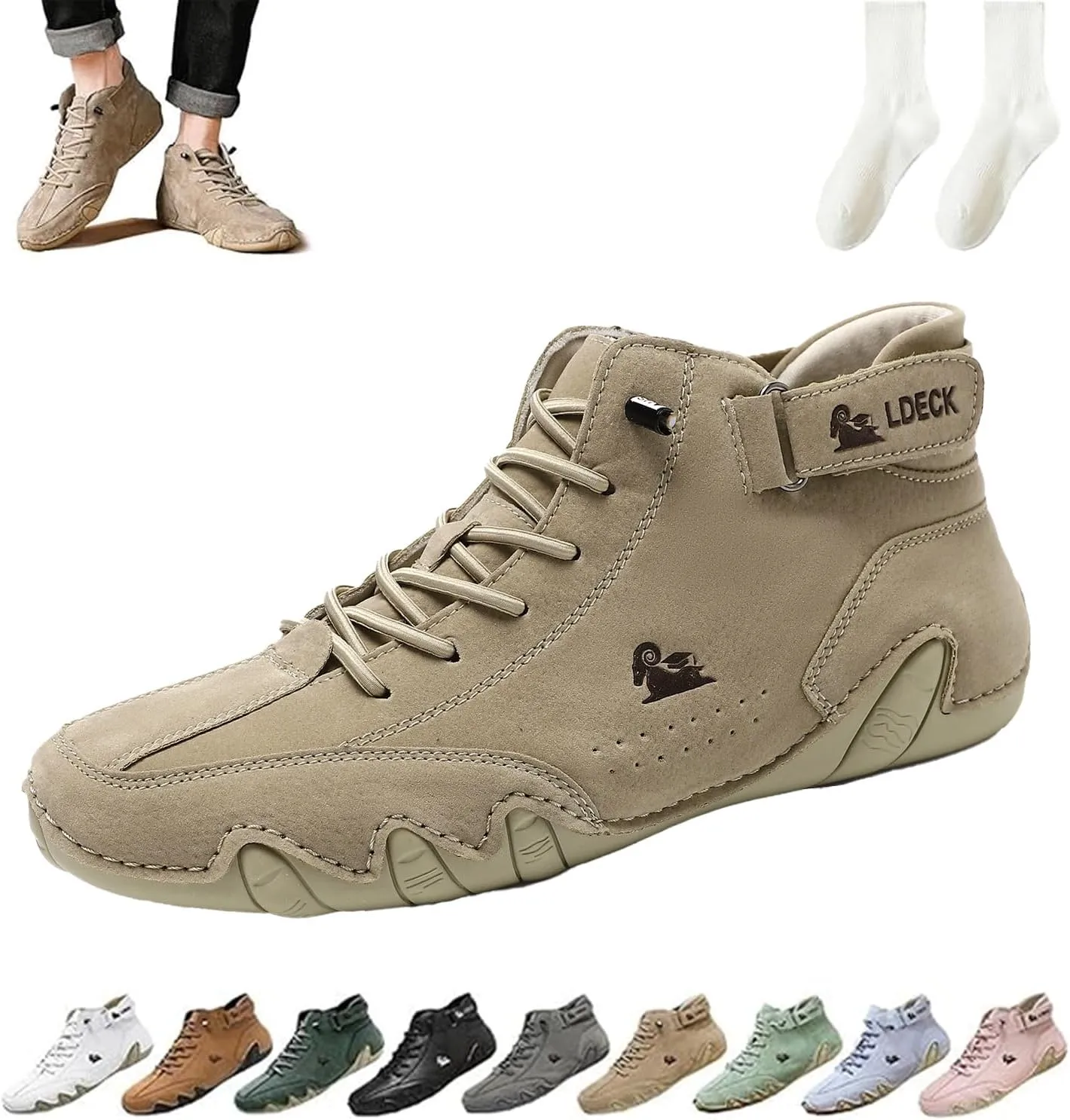 Vogany Shoes Orthopedic Sneakers Men, Vogldeck - Waterproof and Breathable Orthopedic Shoes, Sneakers for Men