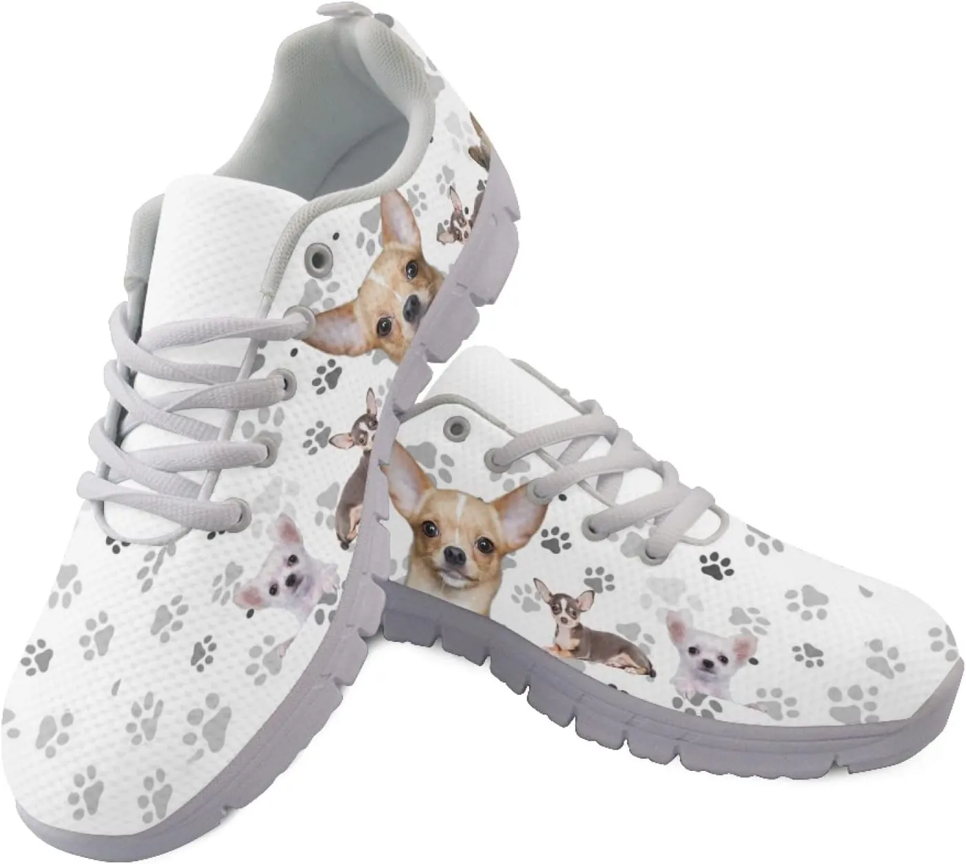 Wanyint Rainbow Stripes Print Women Tennis Sneakers Lace-up Walking Training Shoes Non Slip Sports Footwear