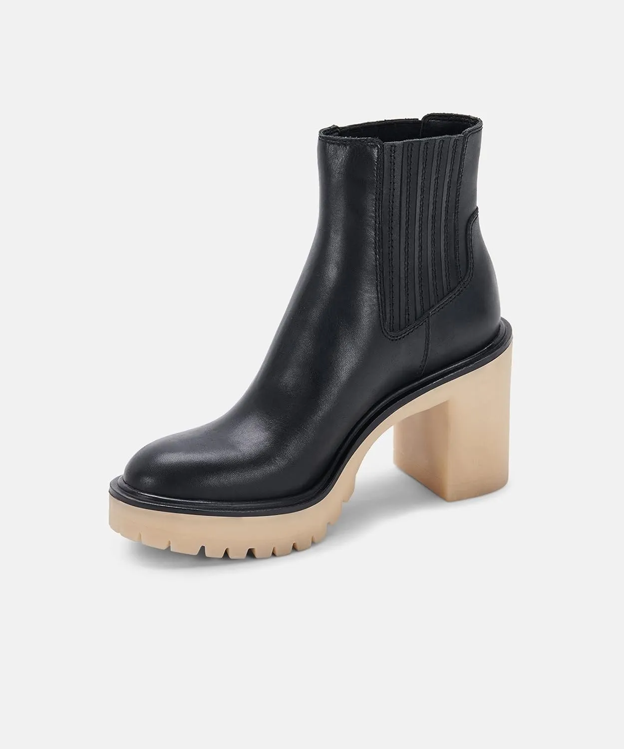 Womems Platform Lug Sole Ankle Boots Chunky Block Heel Seam Booties Combat Cozy Round Toe Chelsea Shoes