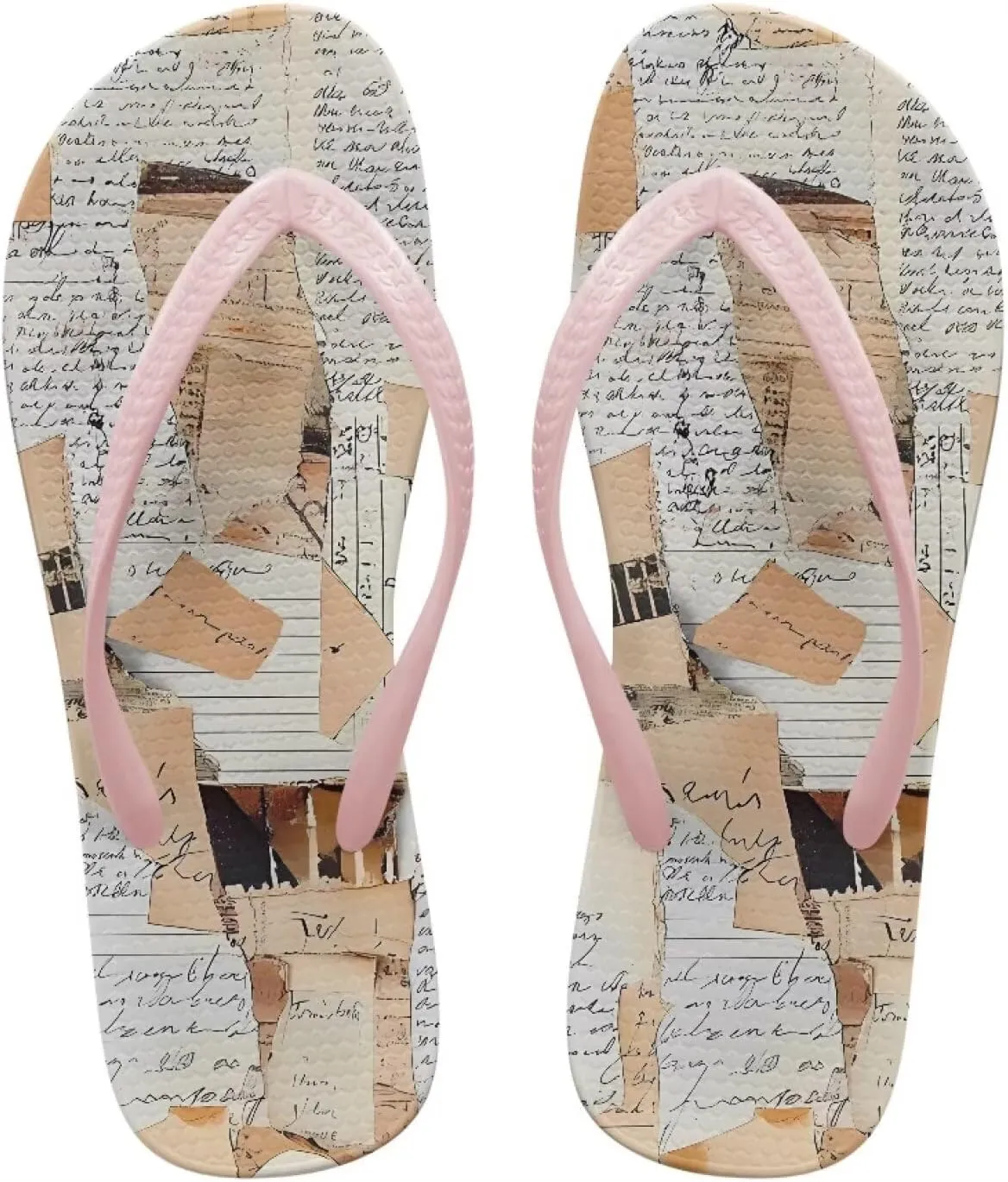 Women Flip Flops Comfortable and Lightweight Summer Walking Sandals for Home Leisure Fitness Yoga EVA Non-Slip Sole Pink Size 5-9