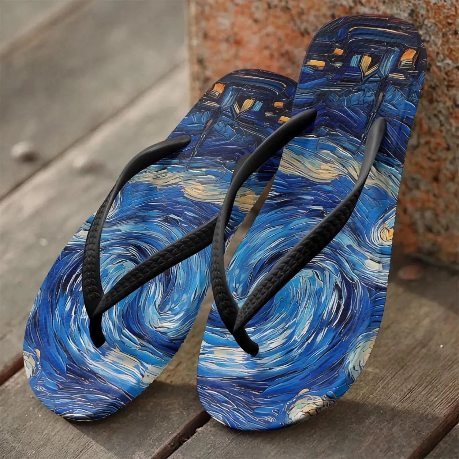 Women Flip Flops Wide Width Flip Flops Non Slip Shower Flat Flop Soft Cushioning Soles Summer Beach Pool Vacation Sandals Black Size 5-9