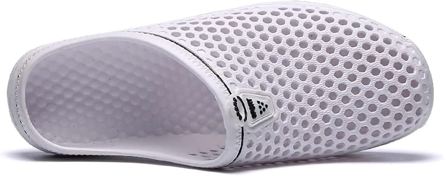 Women Garden Clogs Shoes Unisex Mesh Breathable Slippers Lightweight Summer Beach Sandals Walking Shoes