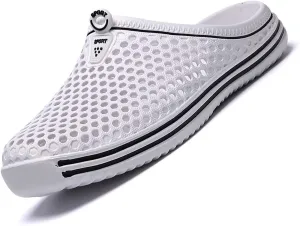 Women Garden Clogs Shoes Unisex Mesh Breathable Slippers Lightweight Summer Beach Sandals Walking Shoes