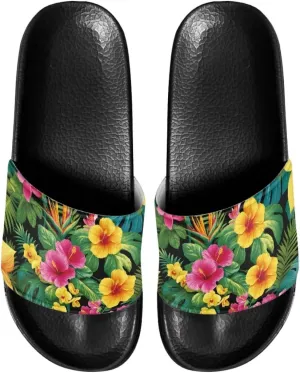Women Ladies Casual Slides Sandals Summer Holiday Beach Non Skid Slippers Open Toe Shoes