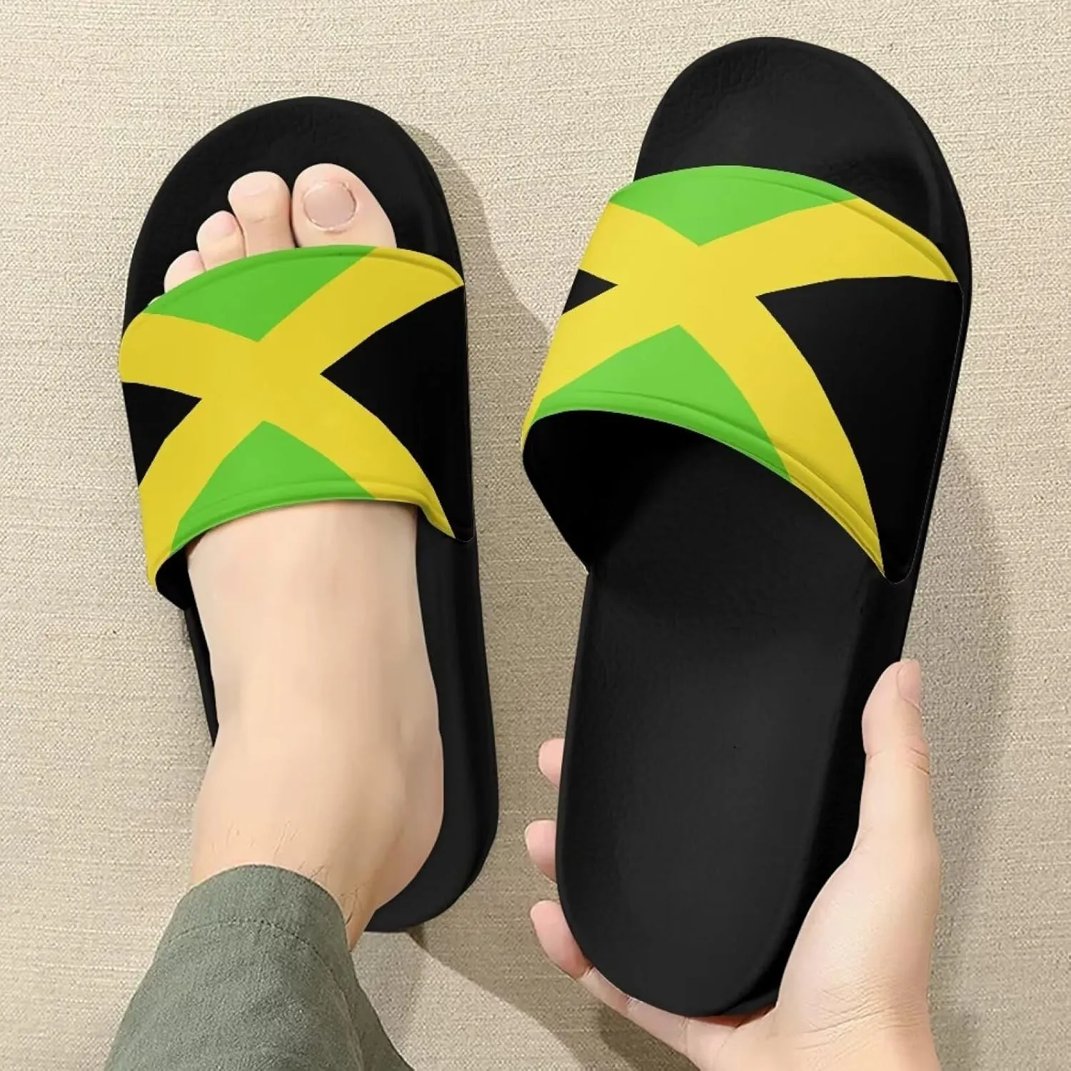 Women Ladies Casual Slides Sandals Summer Holiday Beach Non Skid Slippers Open Toe Shoes