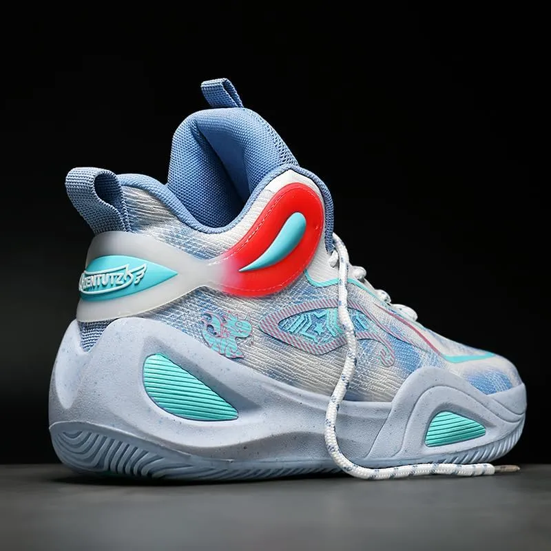 Women Mens Basketball Shoes Fashion Athletic Sneakers Unisex Outdoor Sport Shoes High Top Anti Slip and Wear-Resistant Basketball Shoes