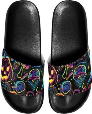 Women Slippers Slide Sandals Non-Slip Open Toe Sandal for Home Beach Casual Footwear
