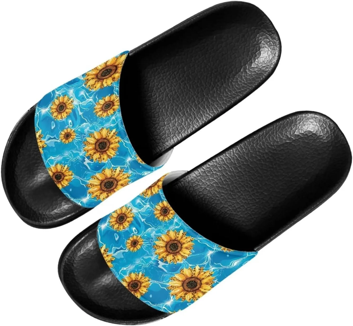 Women Slippers Slide Sandals Non-Slip Open Toe Sandal for Home Beach Casual Footwear
