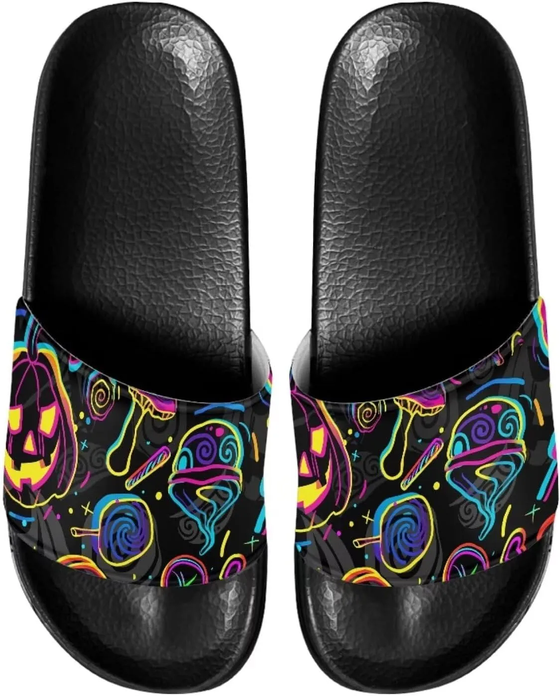 Women Slippers Slide Sandals Non-Slip Open Toe Sandal for Home Beach Casual Footwear