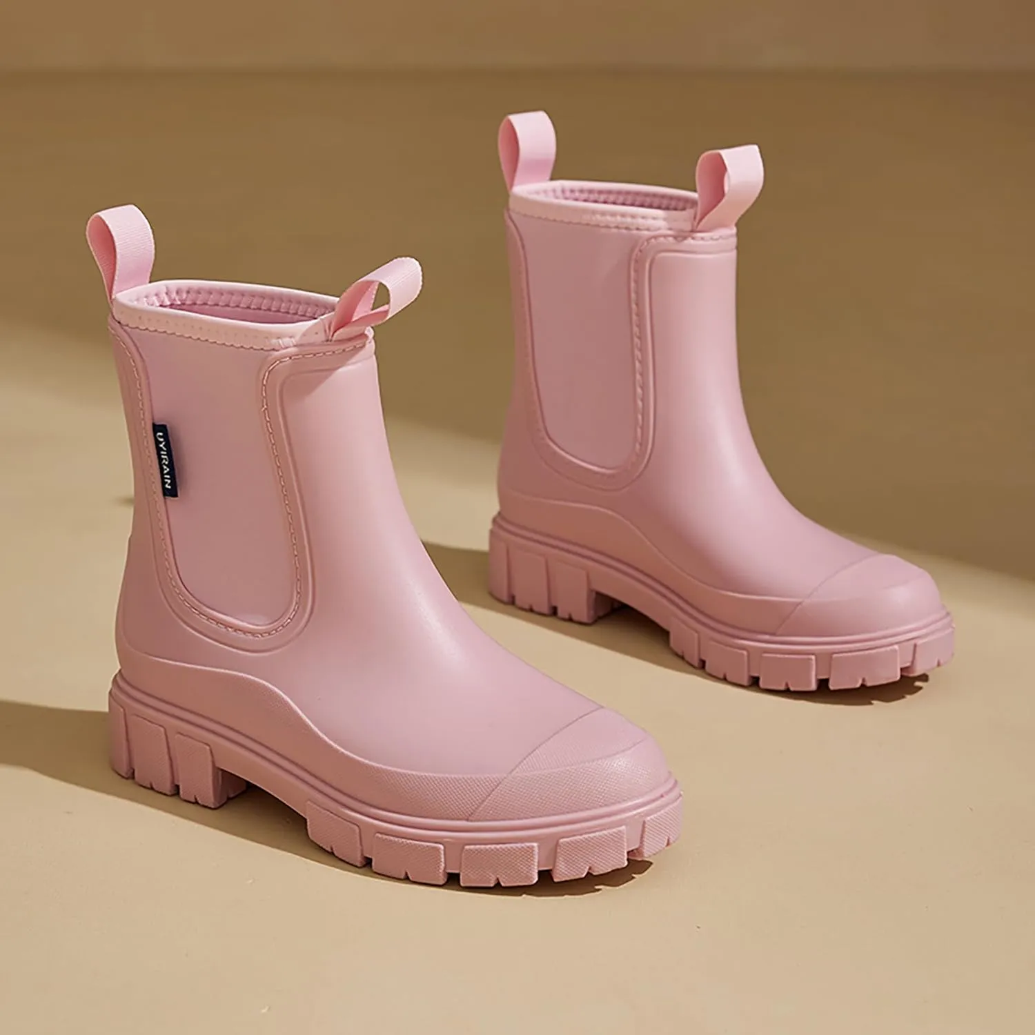 Women’s Ankle Rain Boots Waterproof Lightweight Slip Resistant Fashion Garden Booties