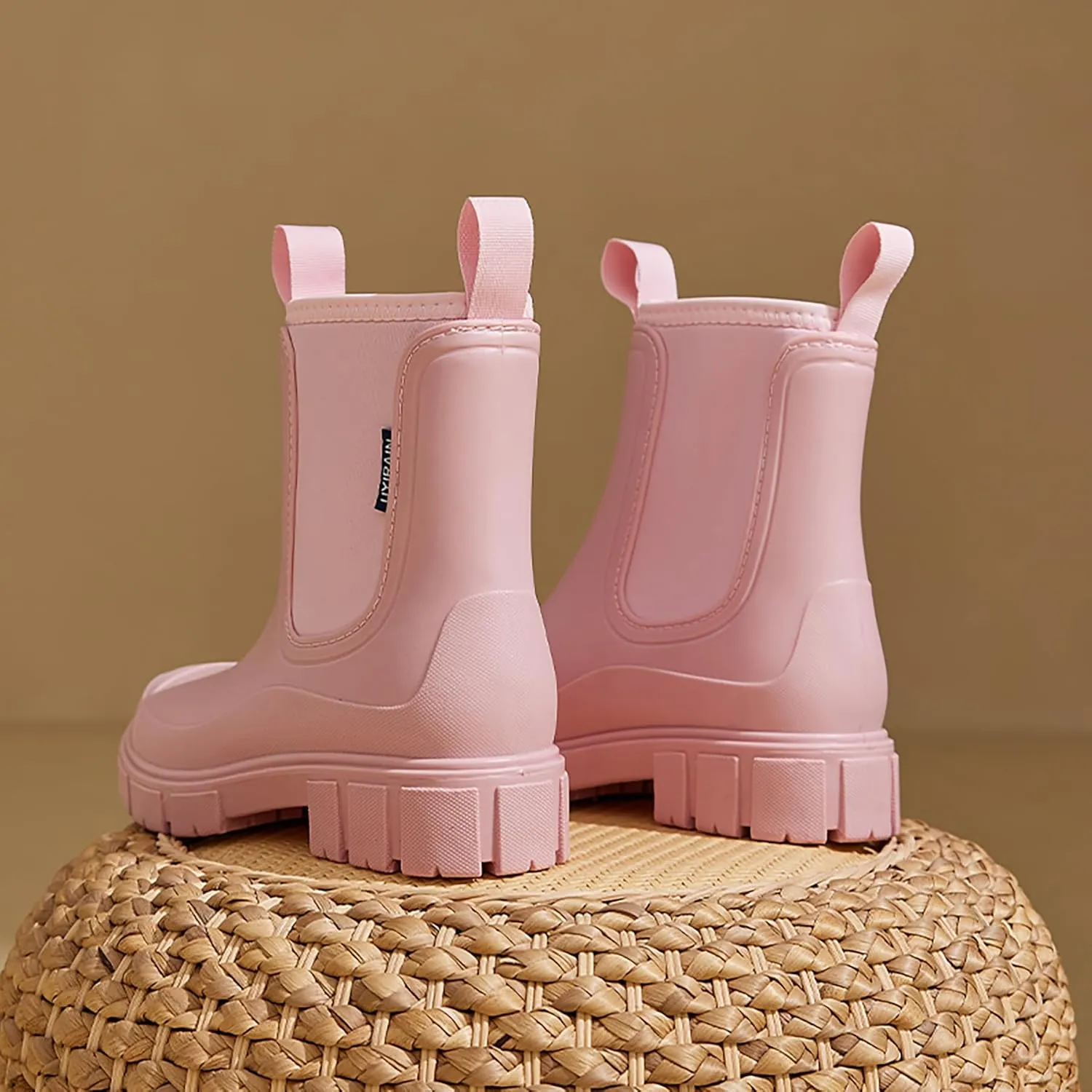 Women’s Ankle Rain Boots Waterproof Lightweight Slip Resistant Fashion Garden Booties