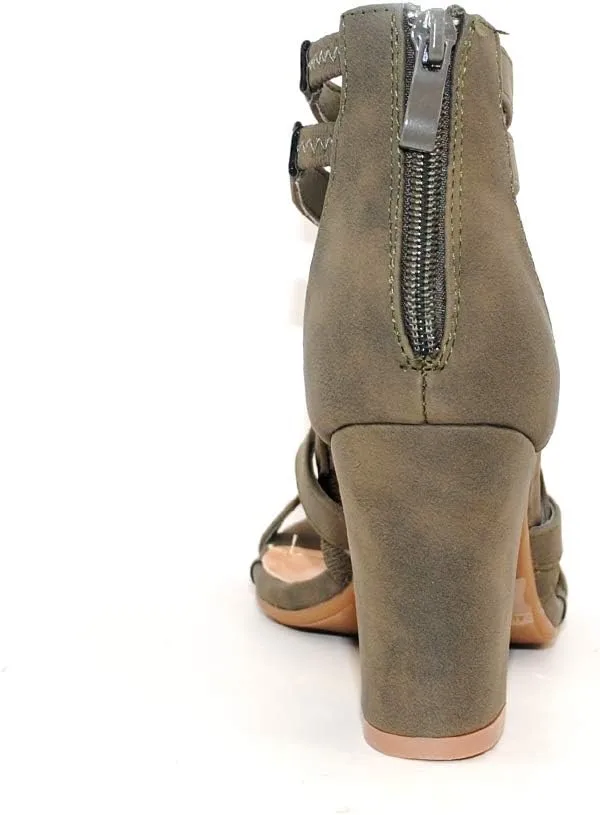 Women's Chunky Heel Ankle Strap Sandals